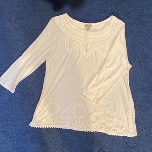LUCKY BRAND 3/4 sleeve top